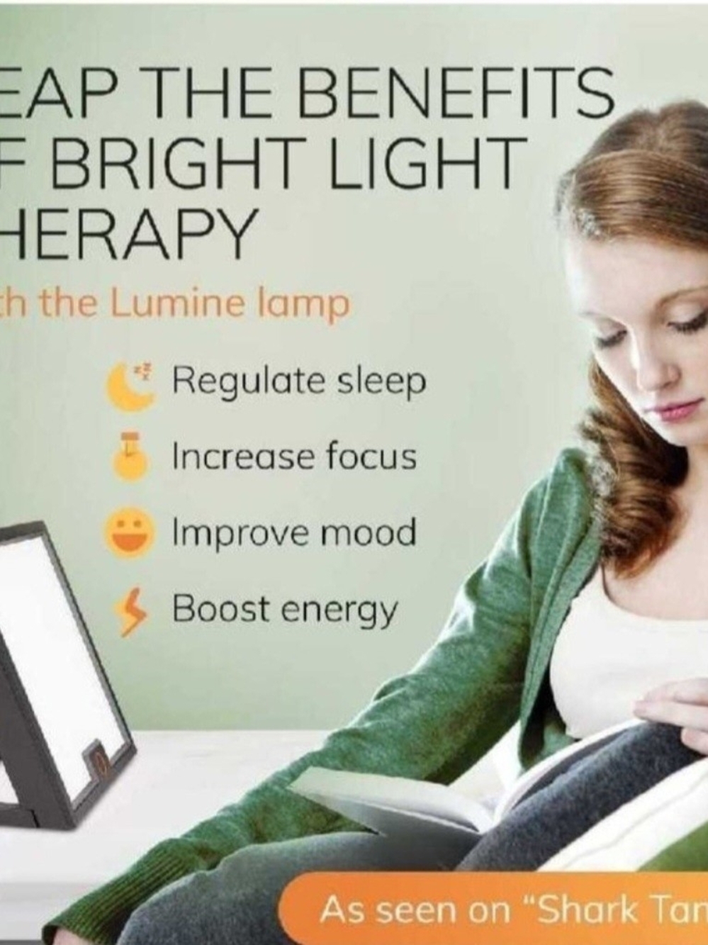 Bright Light Therapy Lamp - White